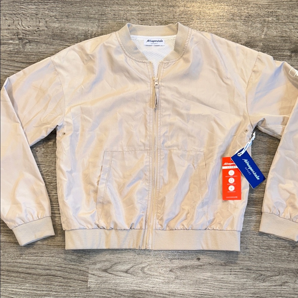 Aeropostale Lightweight Bomber Jacket Zip Front Casual Windbreaker - Picture 2 of 13